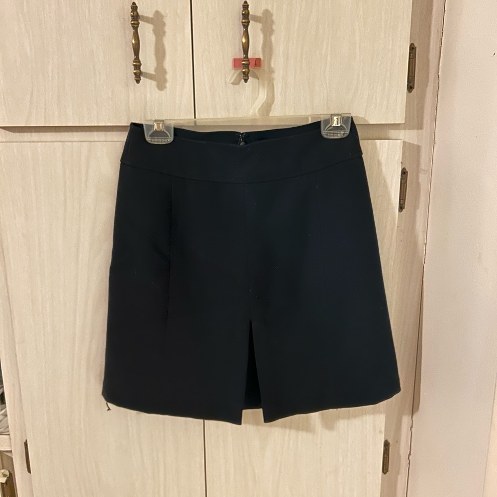 Loft Front pleated skirt